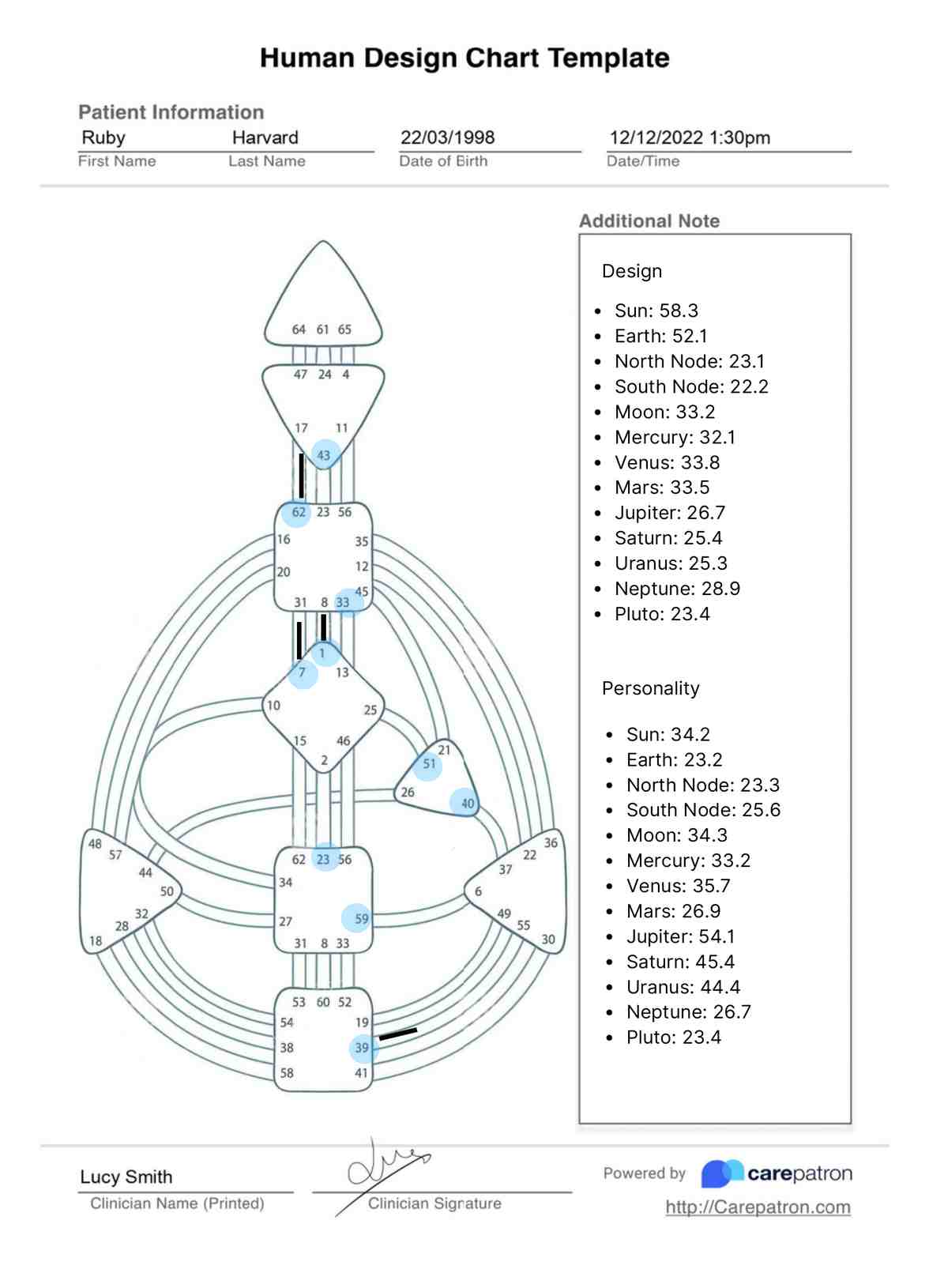 Human Design Chart Template & Example Free PDF Download(08)