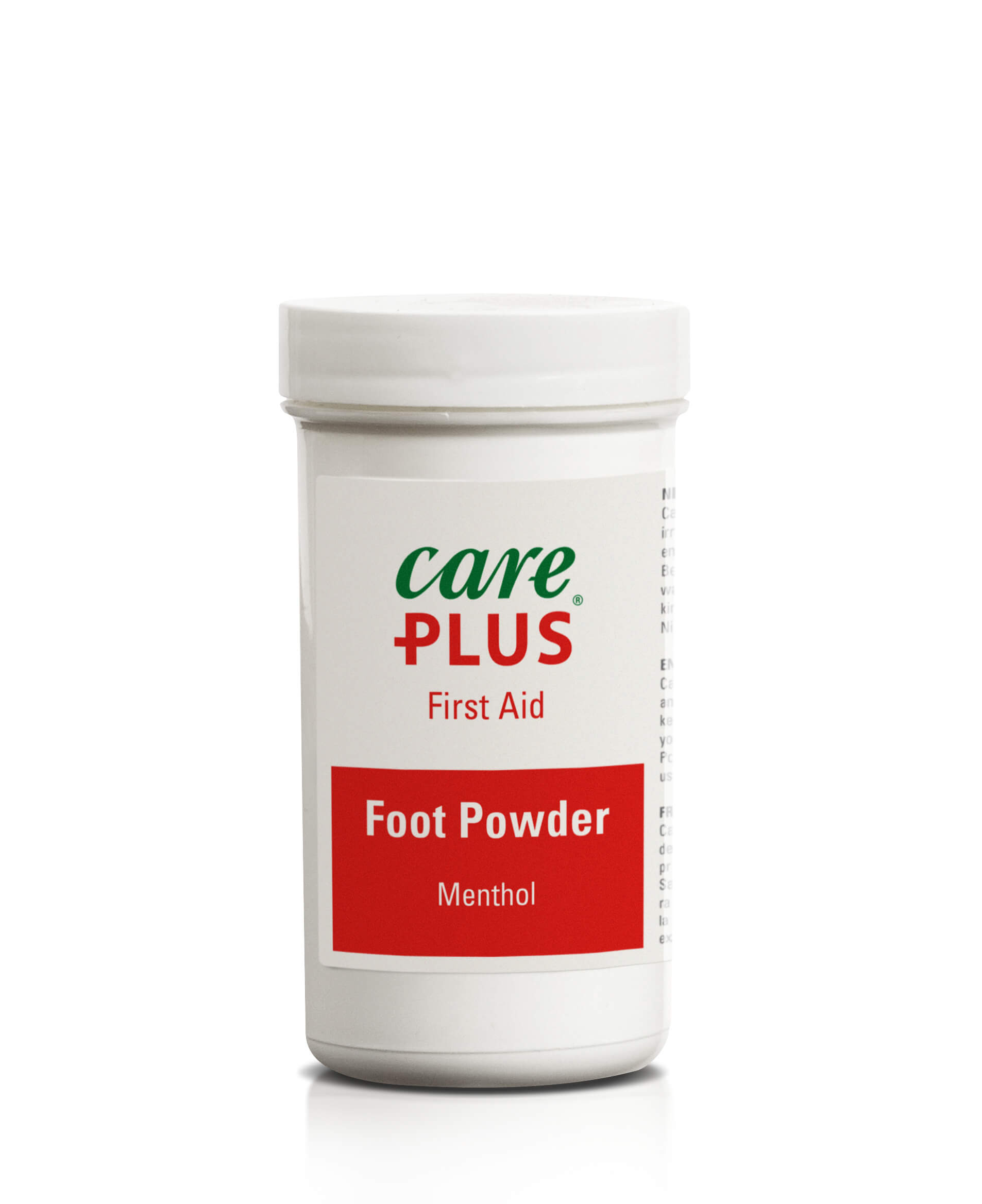 Prevent blisters with foot powder Care Plus®