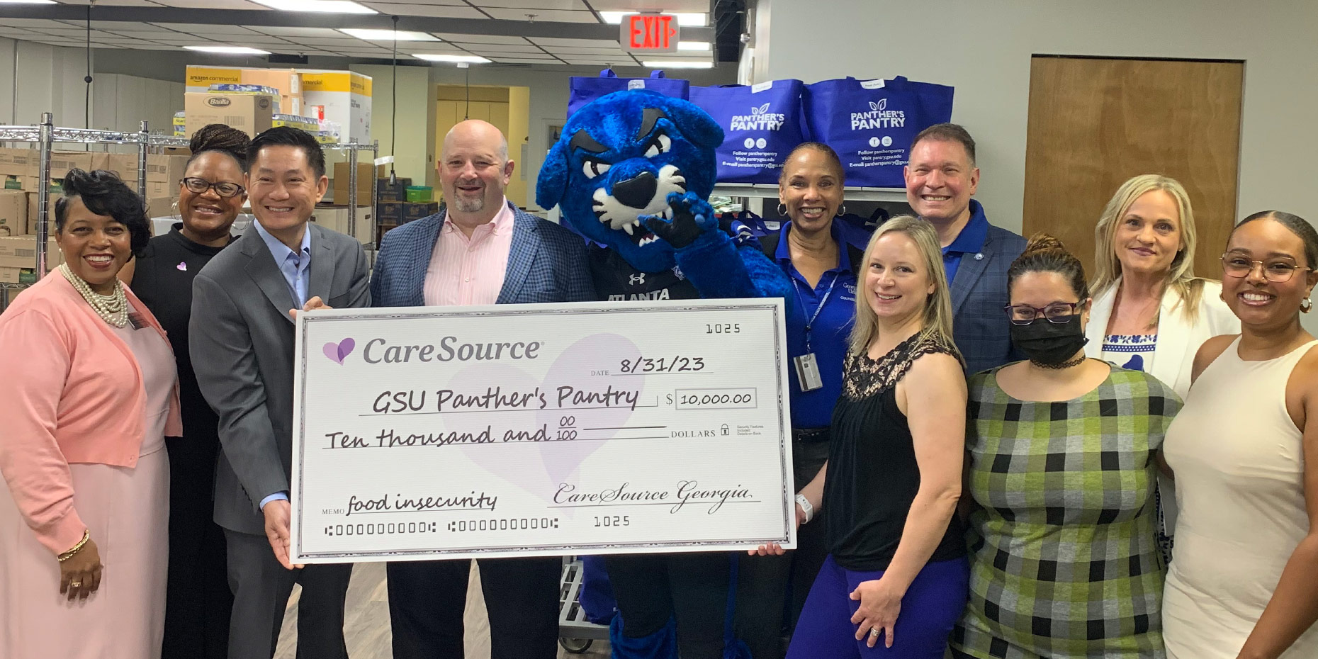 CareSource sponsors “Panther’s Pantry,” State University’s on