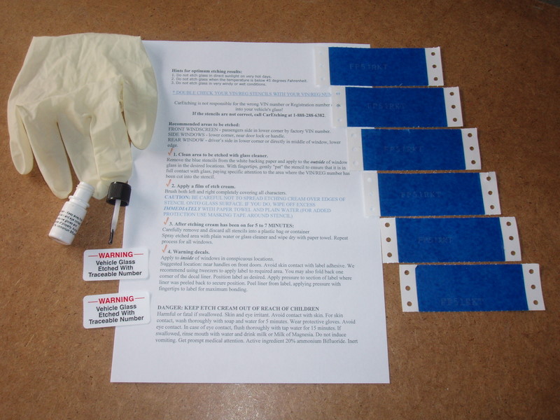 CAR ETCH SECURITY Products