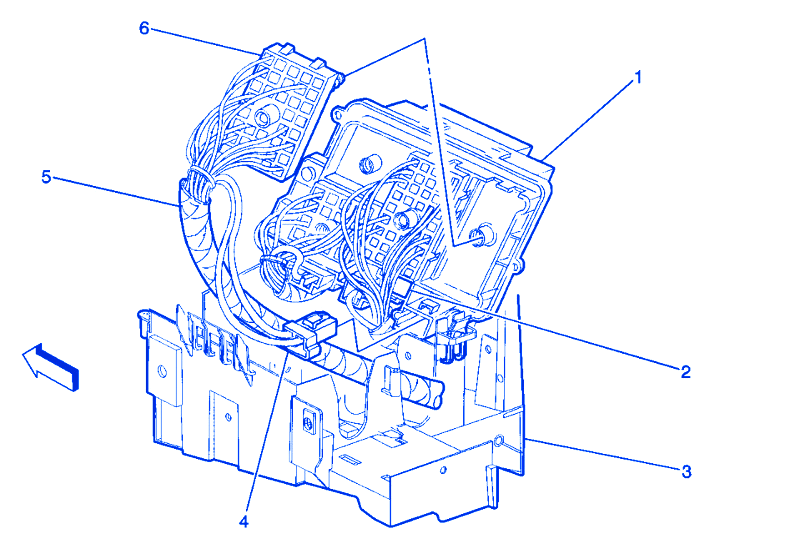 GM Yukon 2003 Inside Underhood Electrical Circuit Wiring Diagram