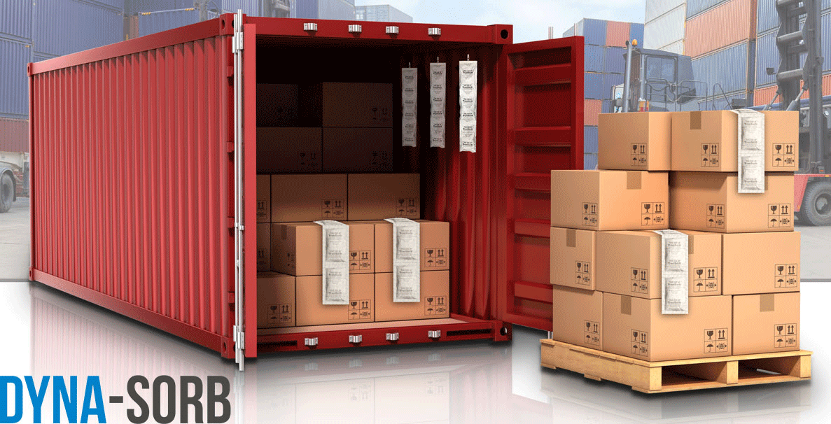 Moisture absorption when shipping cargo