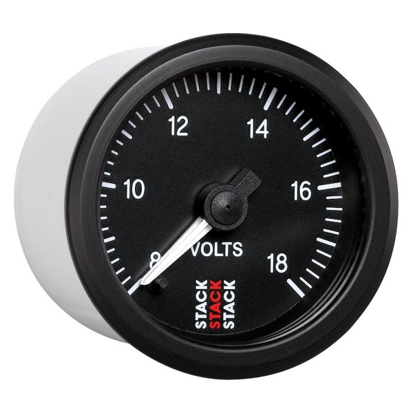 STACK® ST3316 Professional Stepper Motor 52mm Battery Voltage Gauge