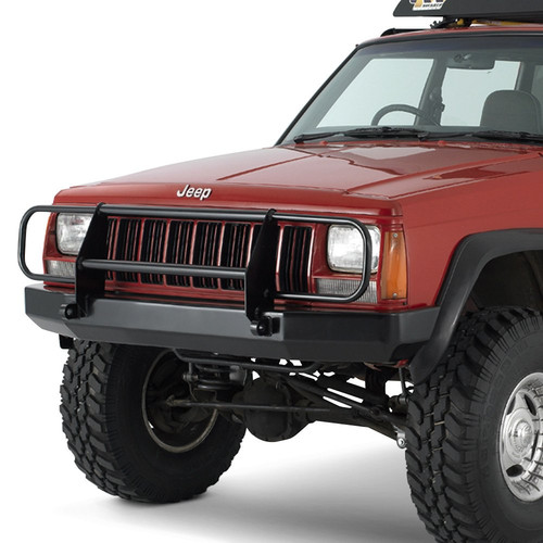 Warrior® Jeep Cherokee 2001 Rock Crawler Full Width Black Front HD