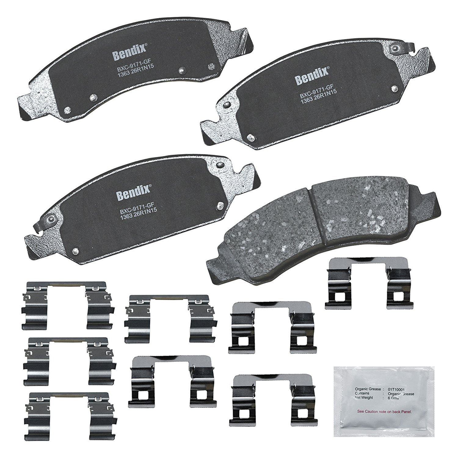 Bendix® CFC1363 Premium Copper Free™ Ceramic Front Disc Brake Pads