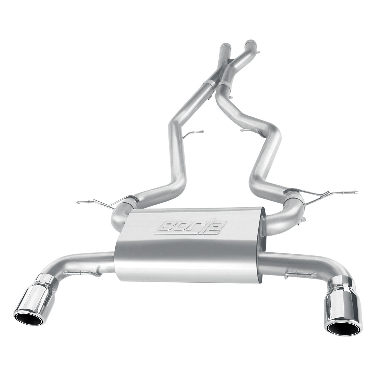 Borla® BMW 3Series Sedan 2008 Touring™ Stainless Steel CatBack