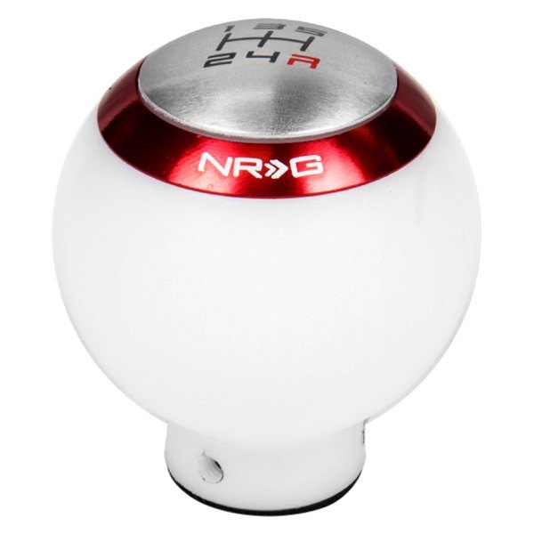 Nrg Innovations® SK016WT Manual Round Style 5Speed Pattern White