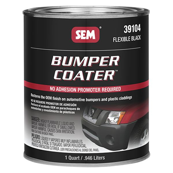 Bumper Coater 1 qt. Flexible Black SprayOn Automotive Bumpers