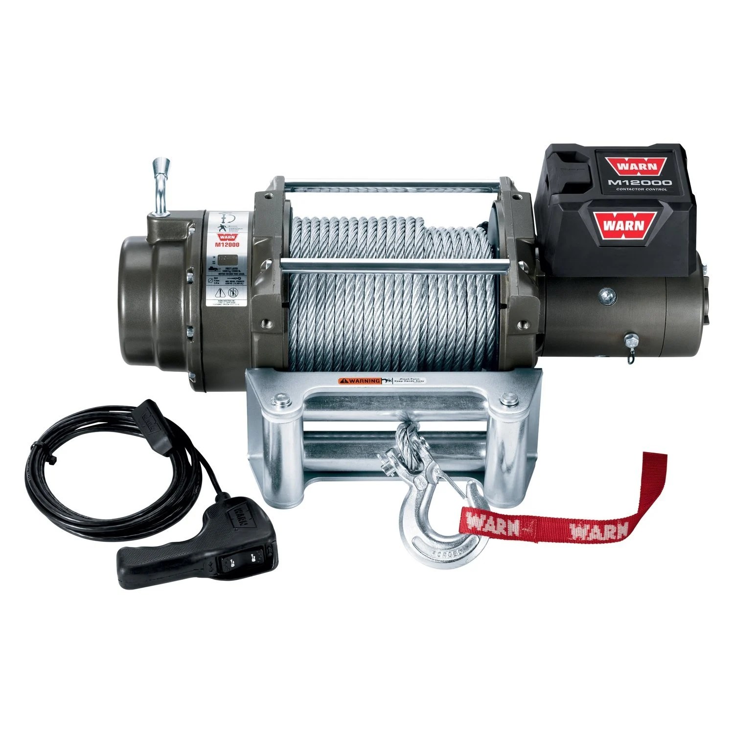 WARN® 17801 12,000 lbs M Series SelfRecovery Electric Winch With