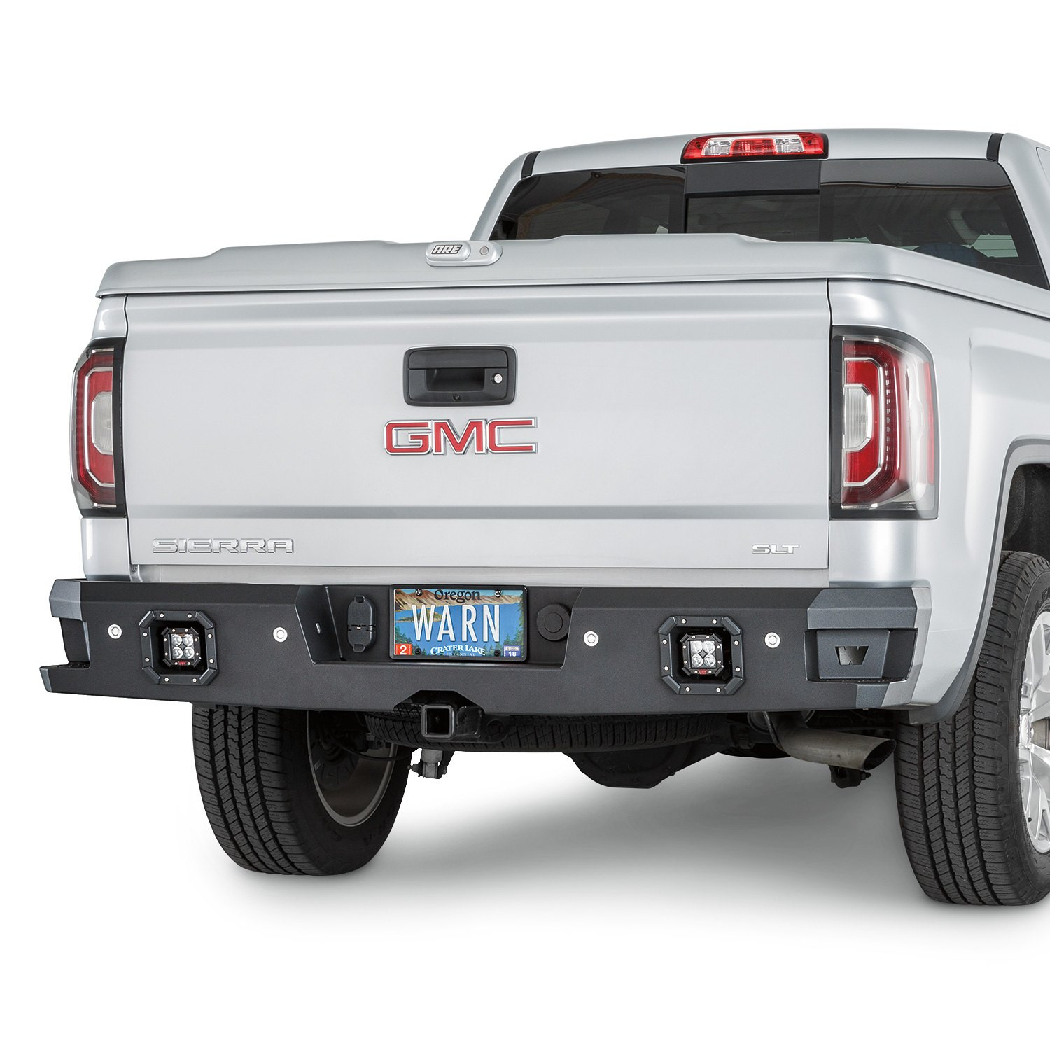 WARN® 96550 Ascent Full Width Black Rear HD Bumper