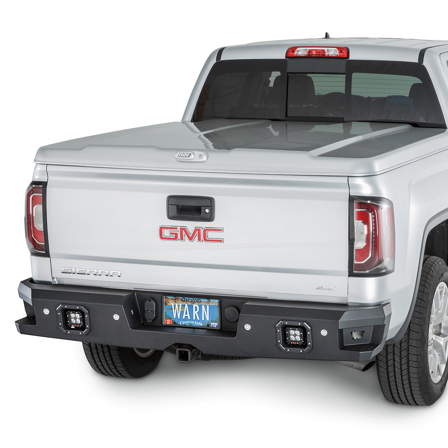 WARN® 96550 Ascent Full Width Black Rear HD Bumper
