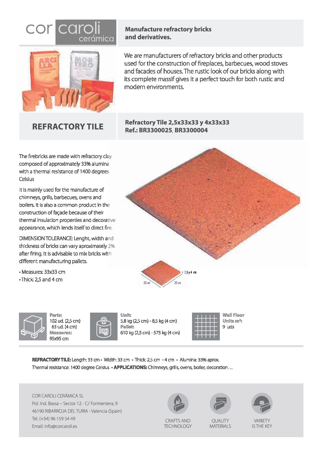 Fire Tile Carini Stores Ltd.