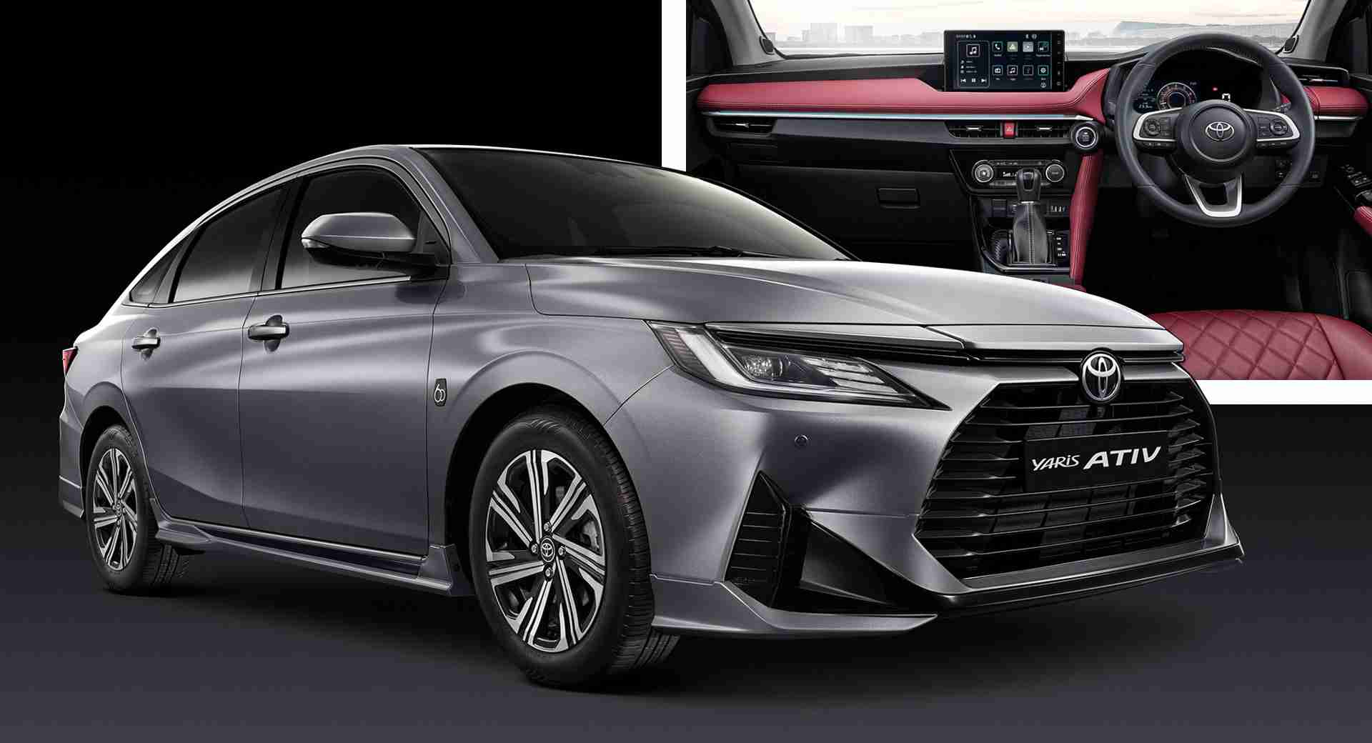 New Toyota Yaris Ativ / Vios Small Sedan Debuts In Thailand Looking