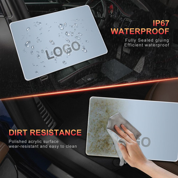 LED Custom Car Floor Mats with 7 Colors Change Light