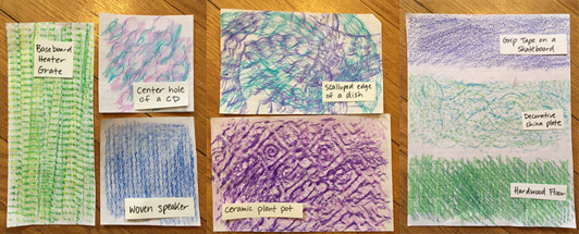 Texture and Shape Scavenger Hunt Carle Museum