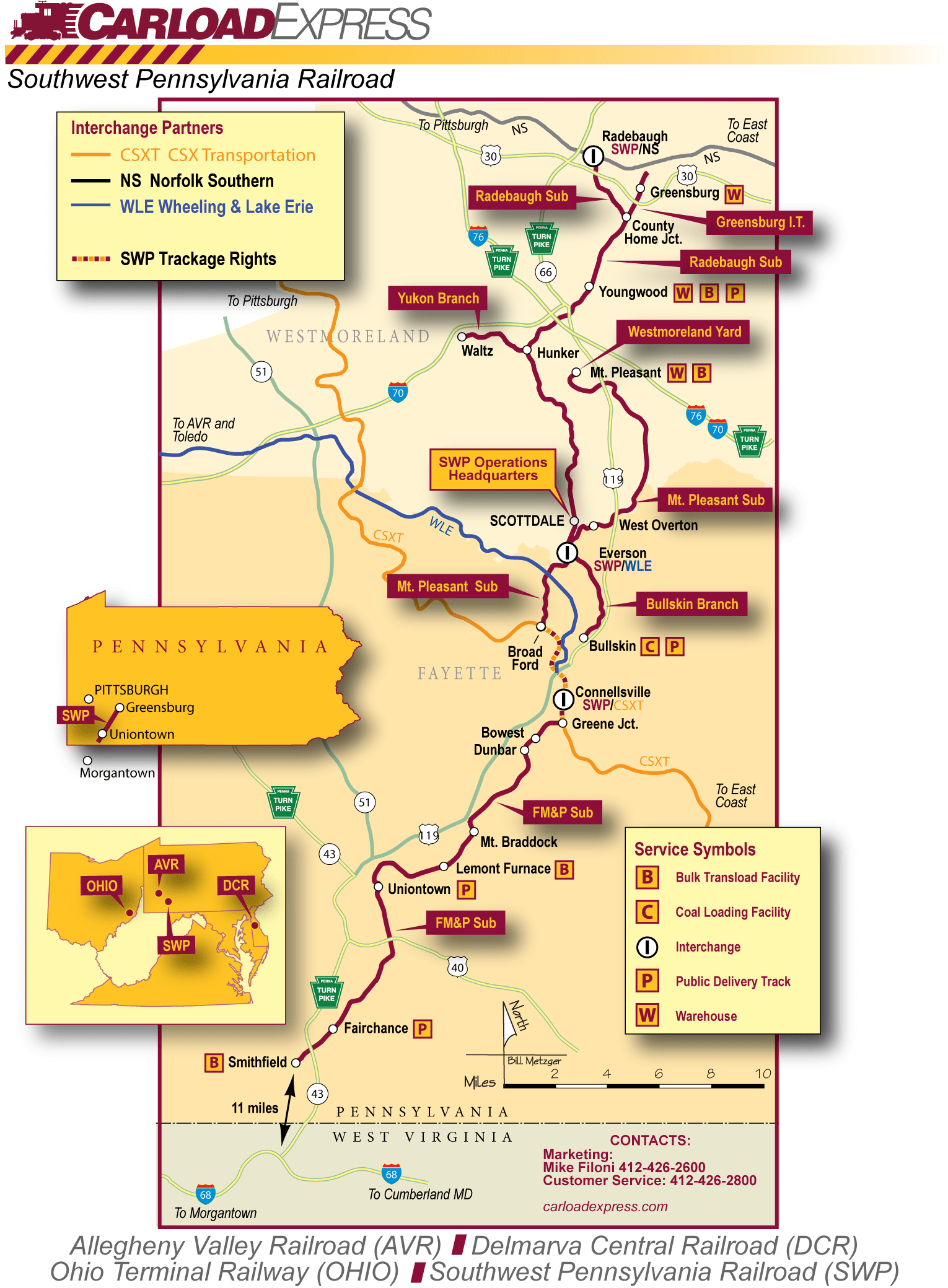 Southwest Pennsylvania Railroad Carload Express, Inc.