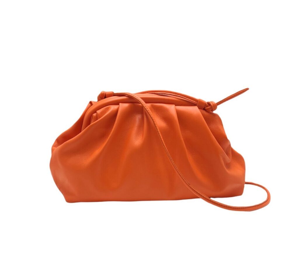 Women's nappa leather soft shoulder bag POUCH P Carlo Cecchini