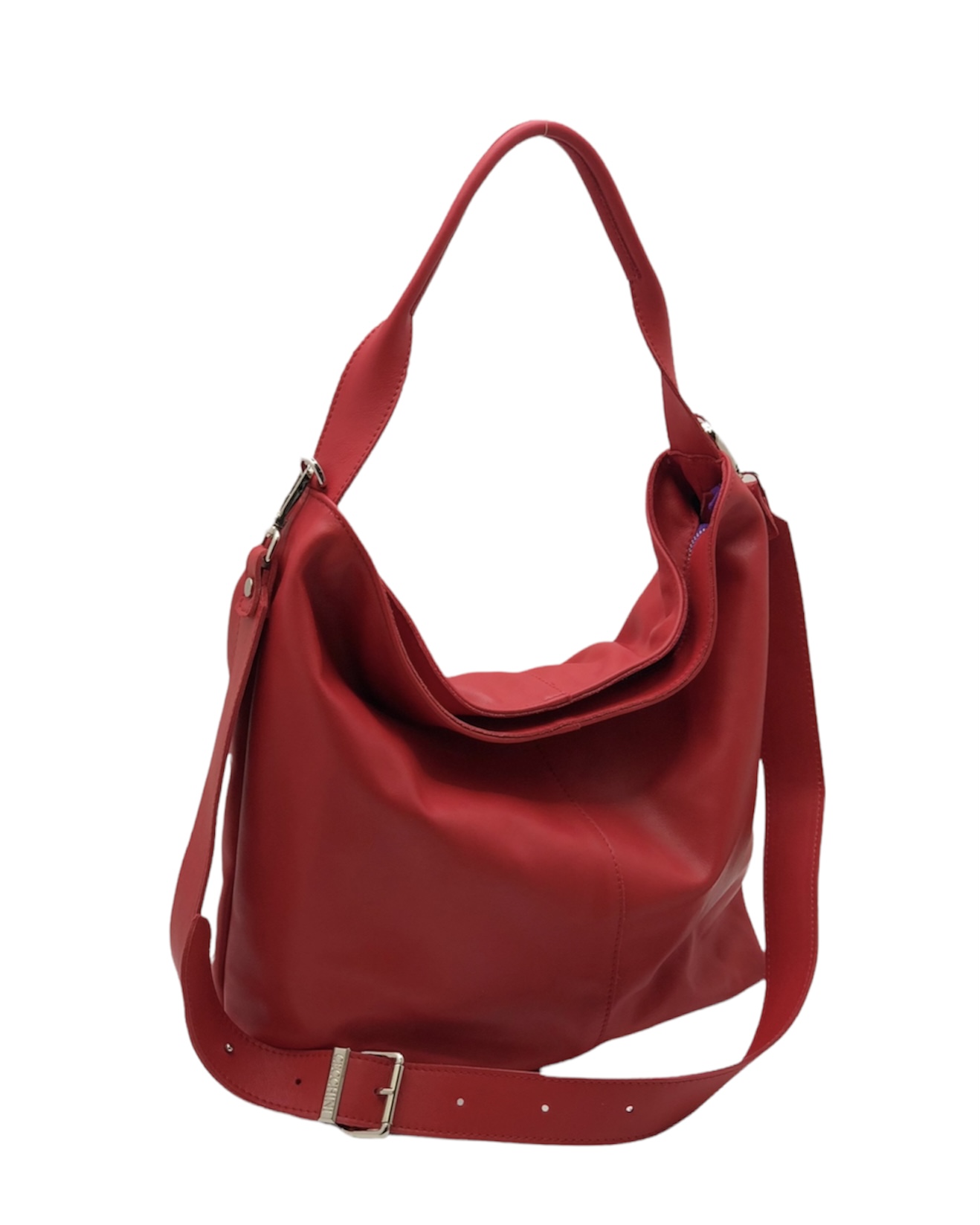 Women's calf leather hobo sack bag EMPIRE G Carlo Cecchini