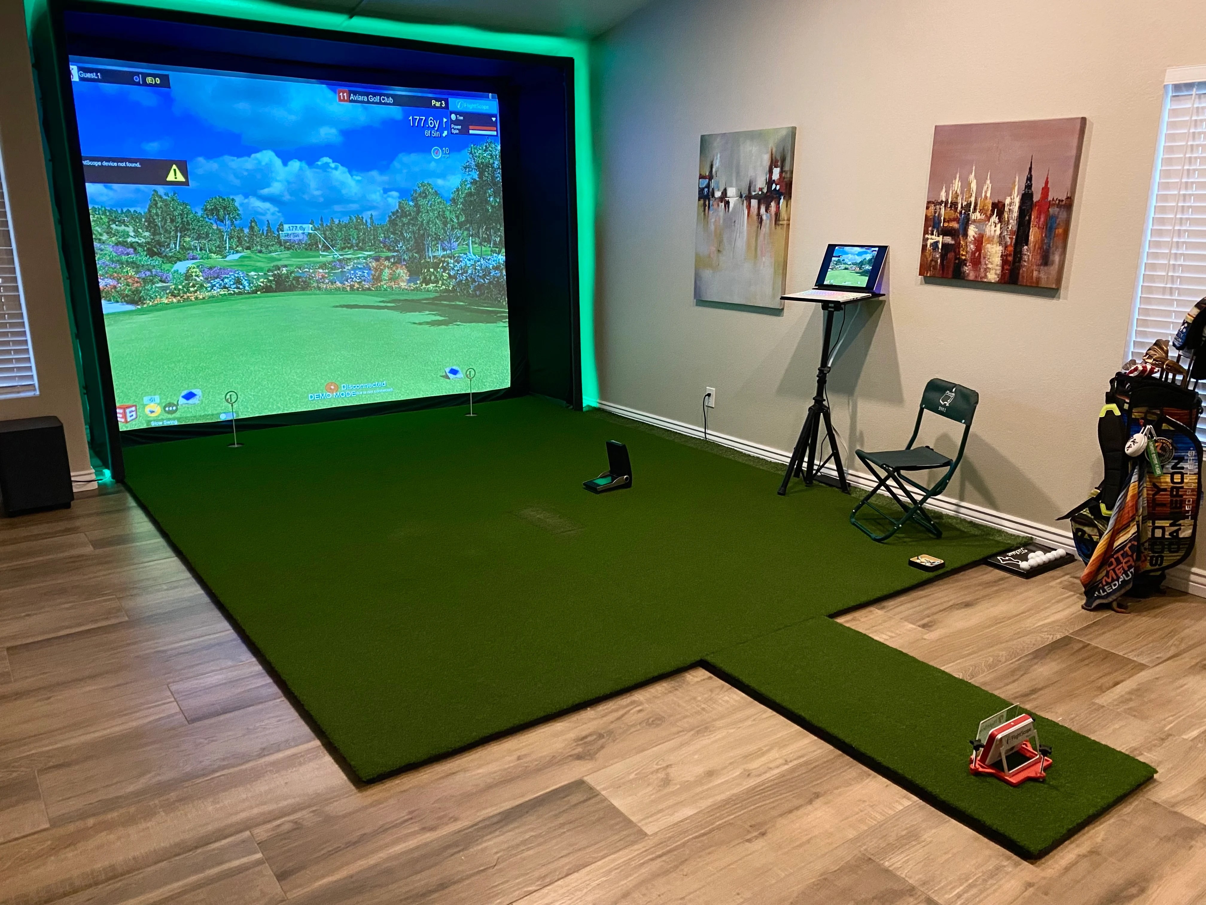 Customer Feature Daniel "DJ" Johnson's DIY Golf Simulator Carl's Place