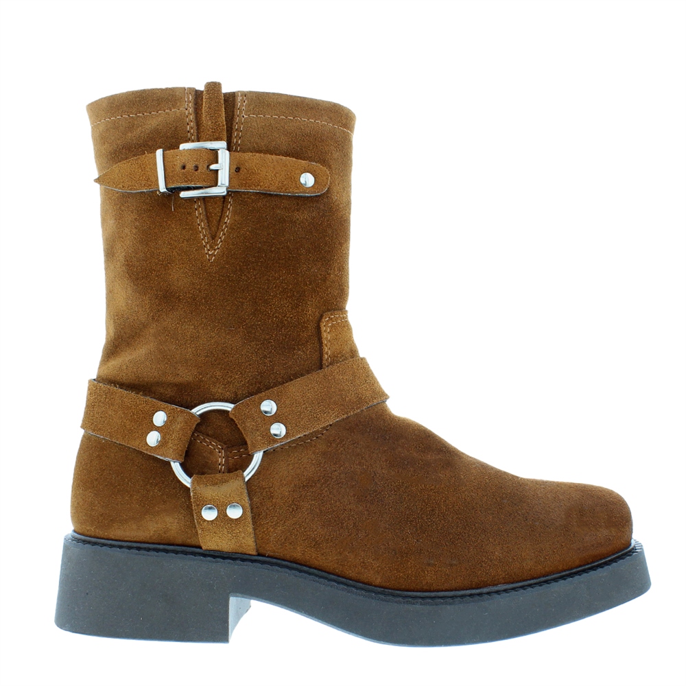 Cosmic Low Heel Tan Suede Ankle Boot Discover leather & suede ankle