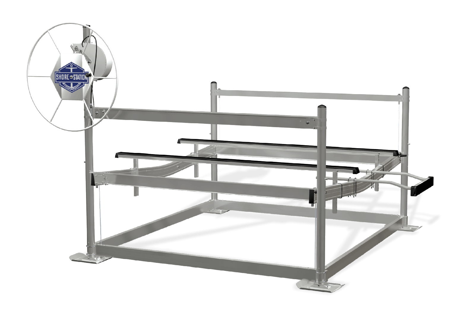 Shorestation Manual Boat Lift - Carlson Dock & Barge