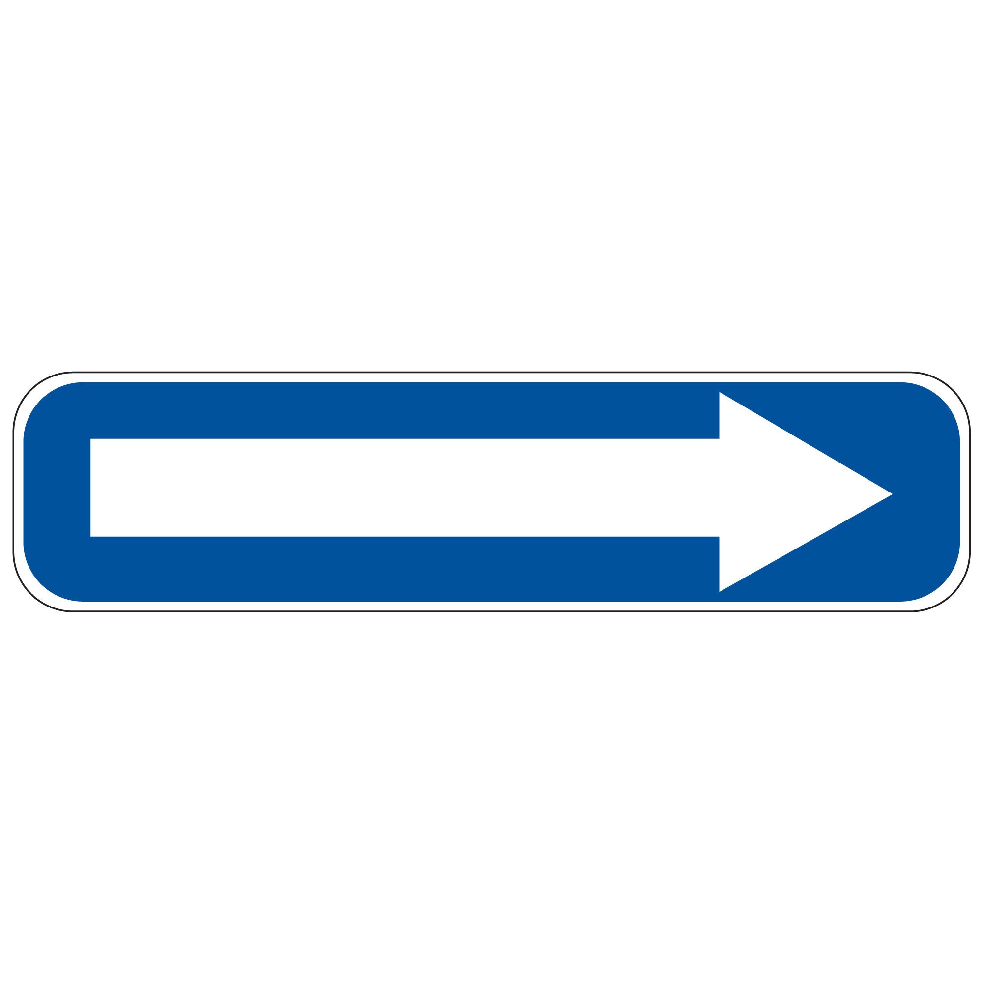 Right Arrow (Blue/White) Sign Carlton Industries