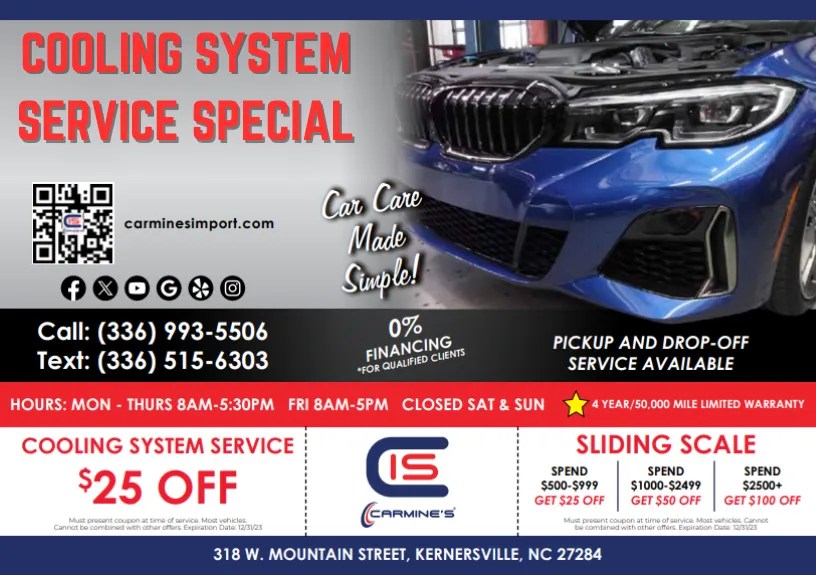 Auto Repair Near Clemmons Carmine's Import Service