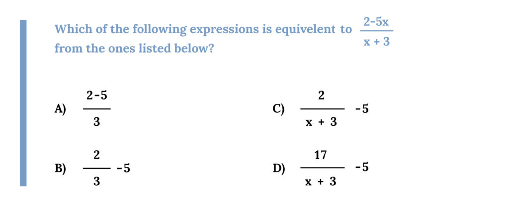 SAT Math sections no calculator Carnegie Prep
