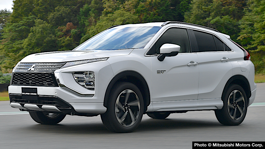 New Mitsubishi Eclipse Cross PHEV Preview PlugIn Hybrid Joins Restyled Models in Japan