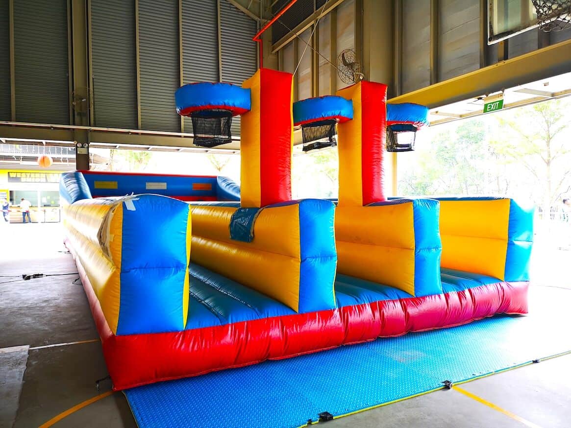 Bungee Basketball Inflatable Game Rental Carnival World
