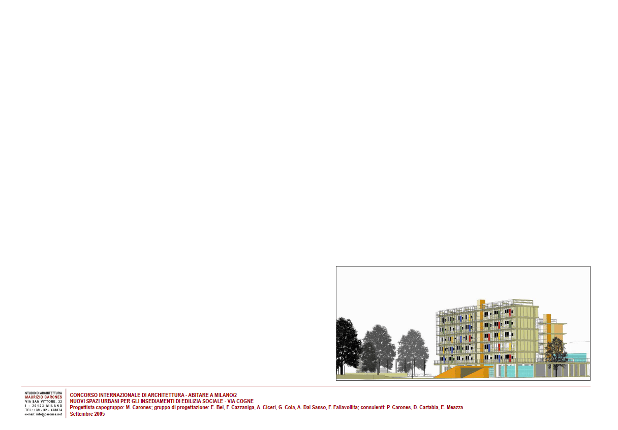 Abitare a Milano 2, Milan Studio di Architettura Maurizio Carones