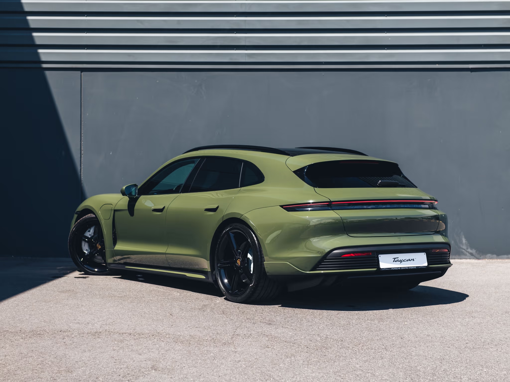 Nato Olive Porsche Taycan Sport Turismo carpaints.co