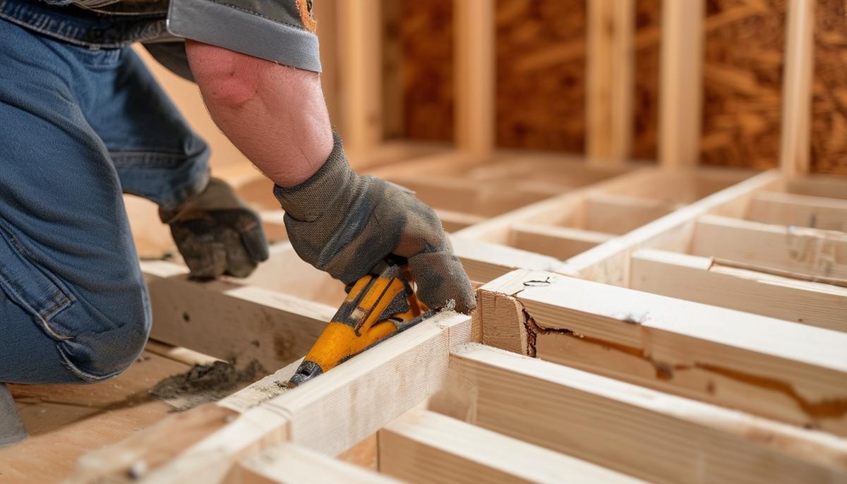 Replacing Damaged Floor Joists Carpentry Pro Framer