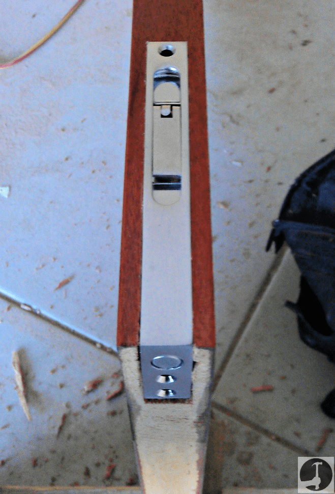 How to fit a flush bolt & strike plate to rebated & double doors