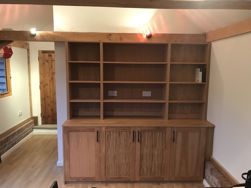 Oak Bookcase & Worktop Carpentry by Craig Ross