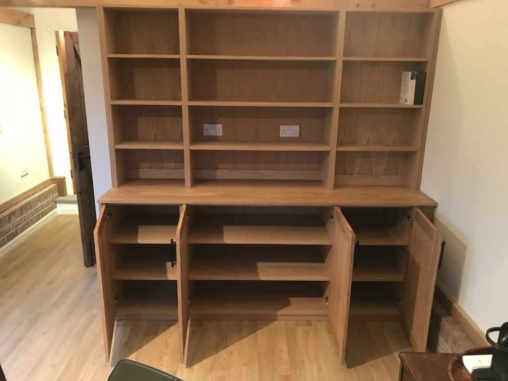 Oak Bookcase & Worktop Carpentry by Craig Ross