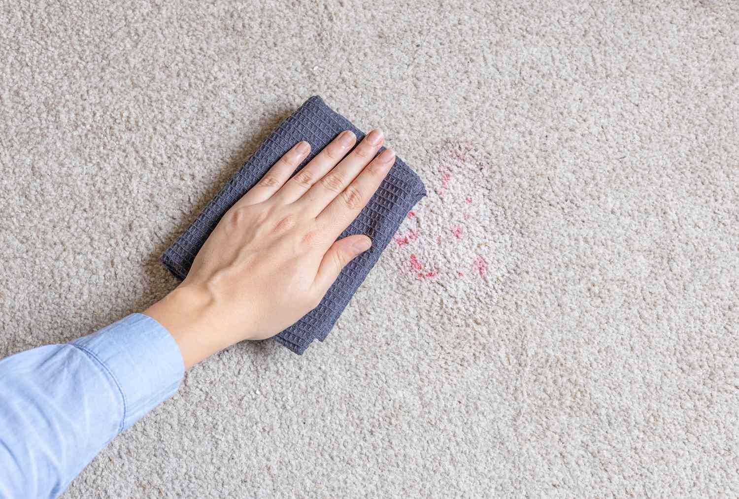 How to get blood out of my carpet