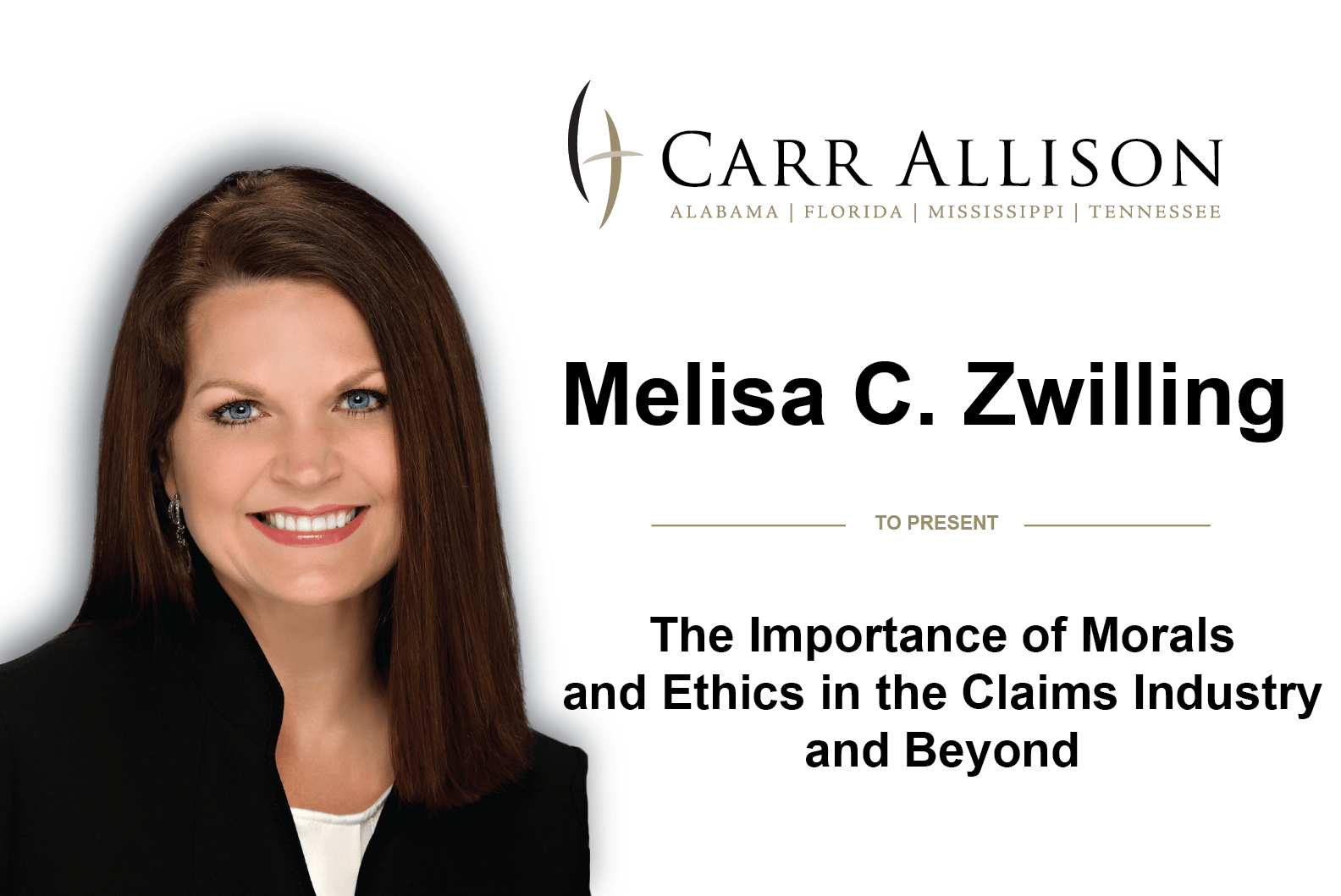 Zwilling to Present inar on The Importance of Morals and Ethics in