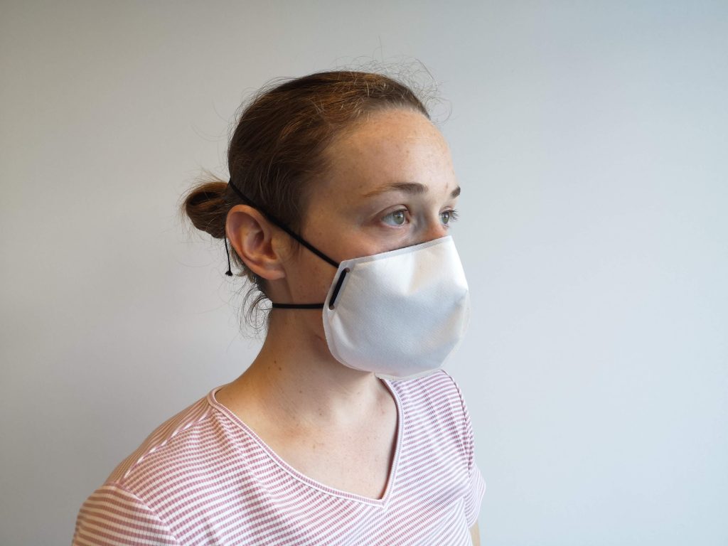 Carrfields Face masks featuring New Zealand wool air filters under