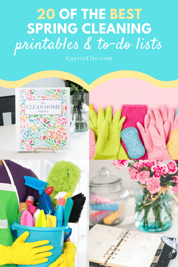 Best Spring Cleaning Printables Carrie Elle