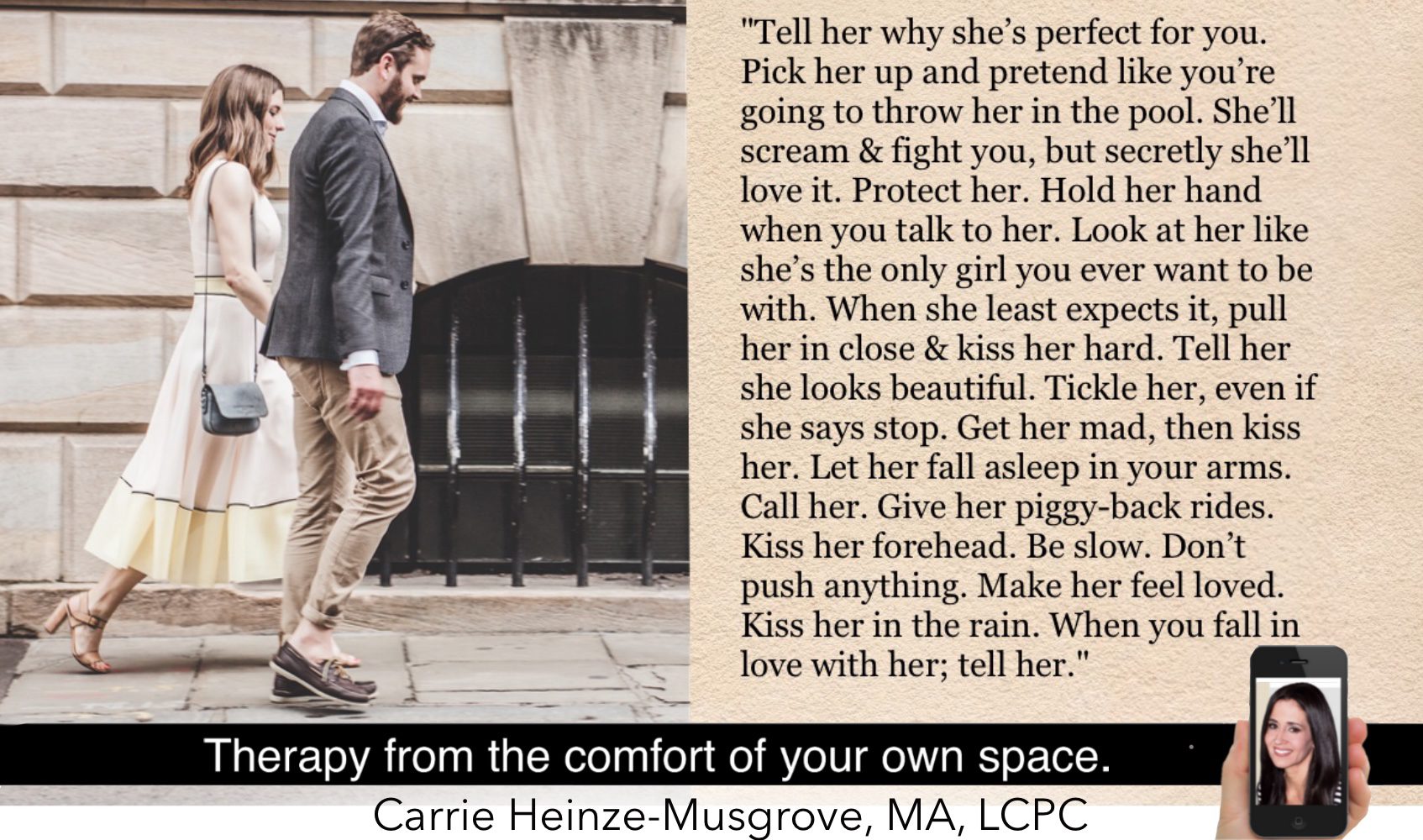 Tell her... Online Therapy