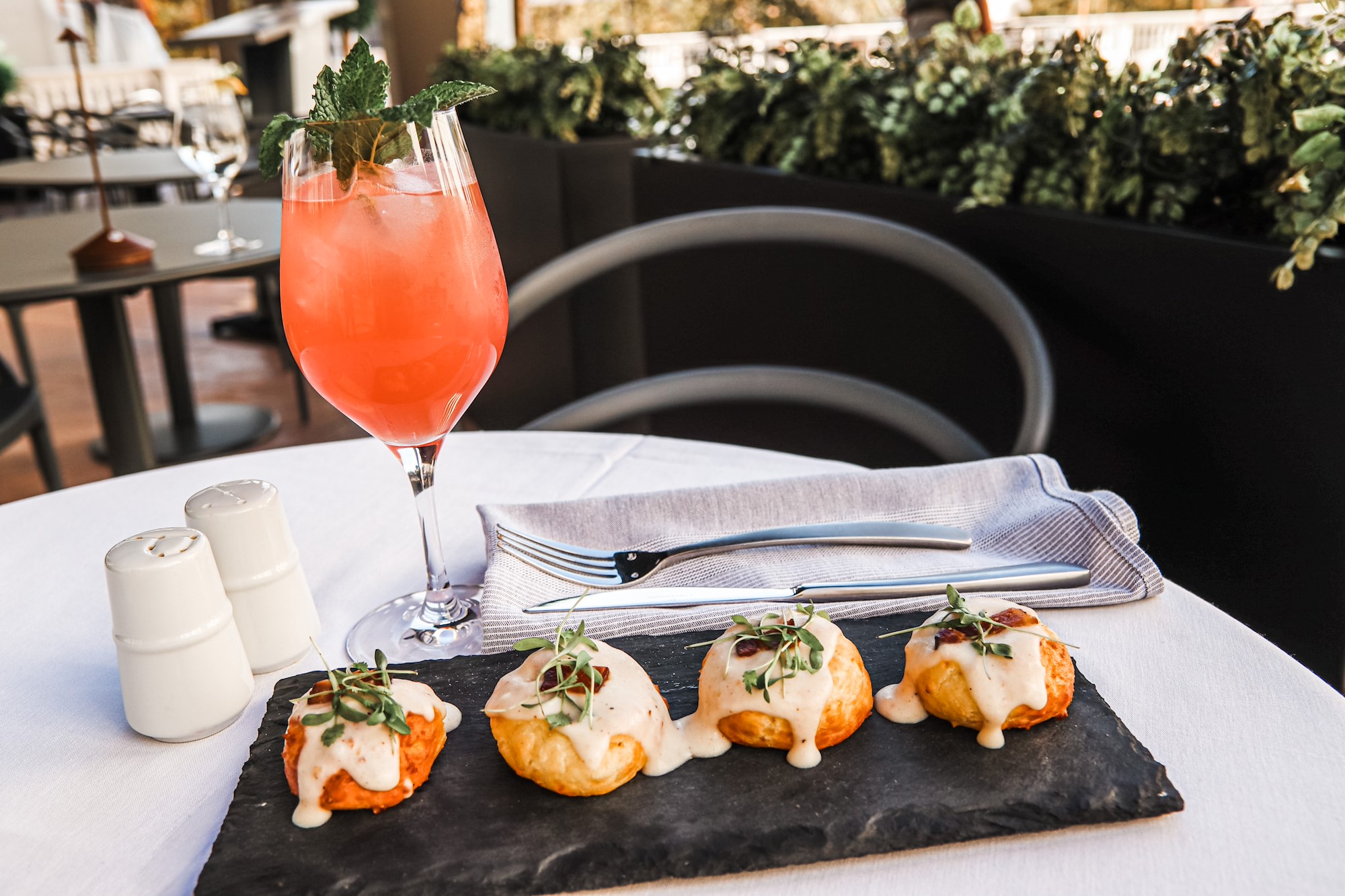 Open Air Bar & Restaurant in Alpharetta Carrie's Conservatory