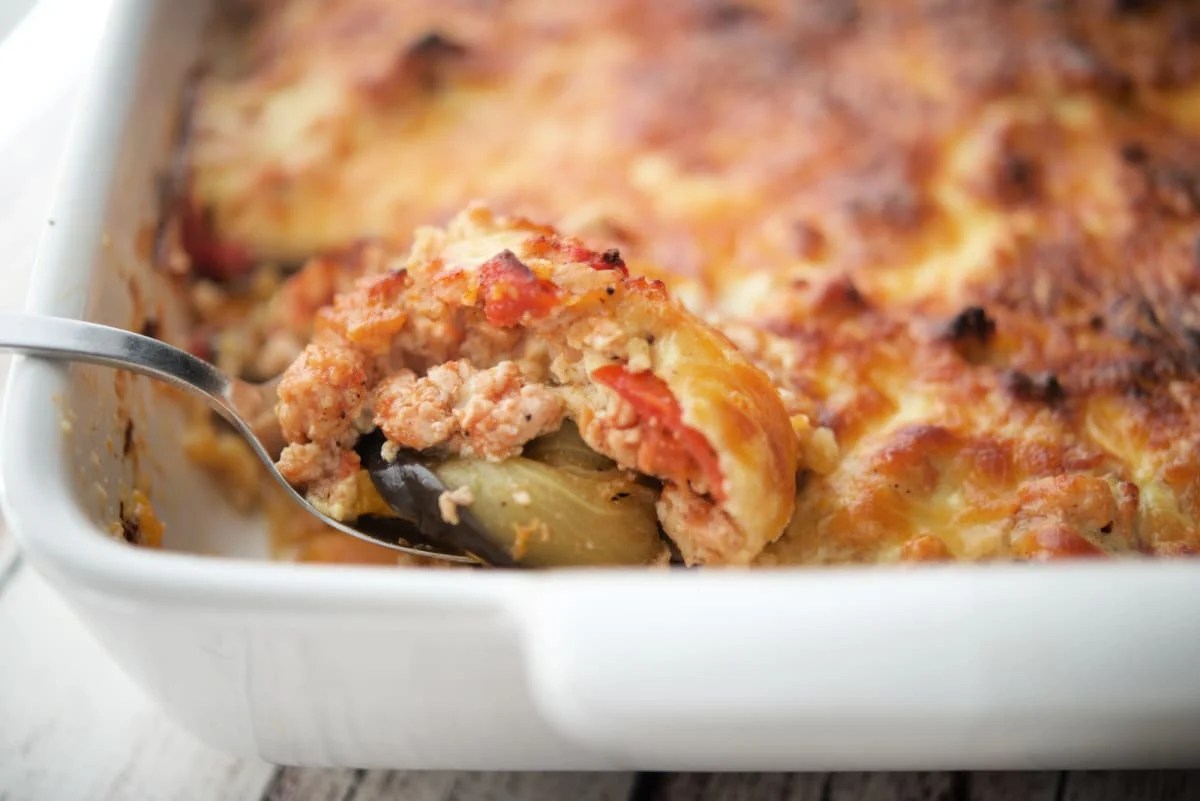 Healthy Ground Chicken Moussaka Carrie’s Experimental Kitchen