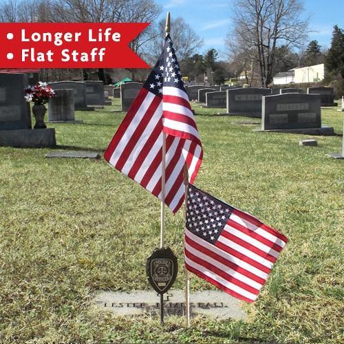 U.S. Cemetery Flags CarrotTop Flags