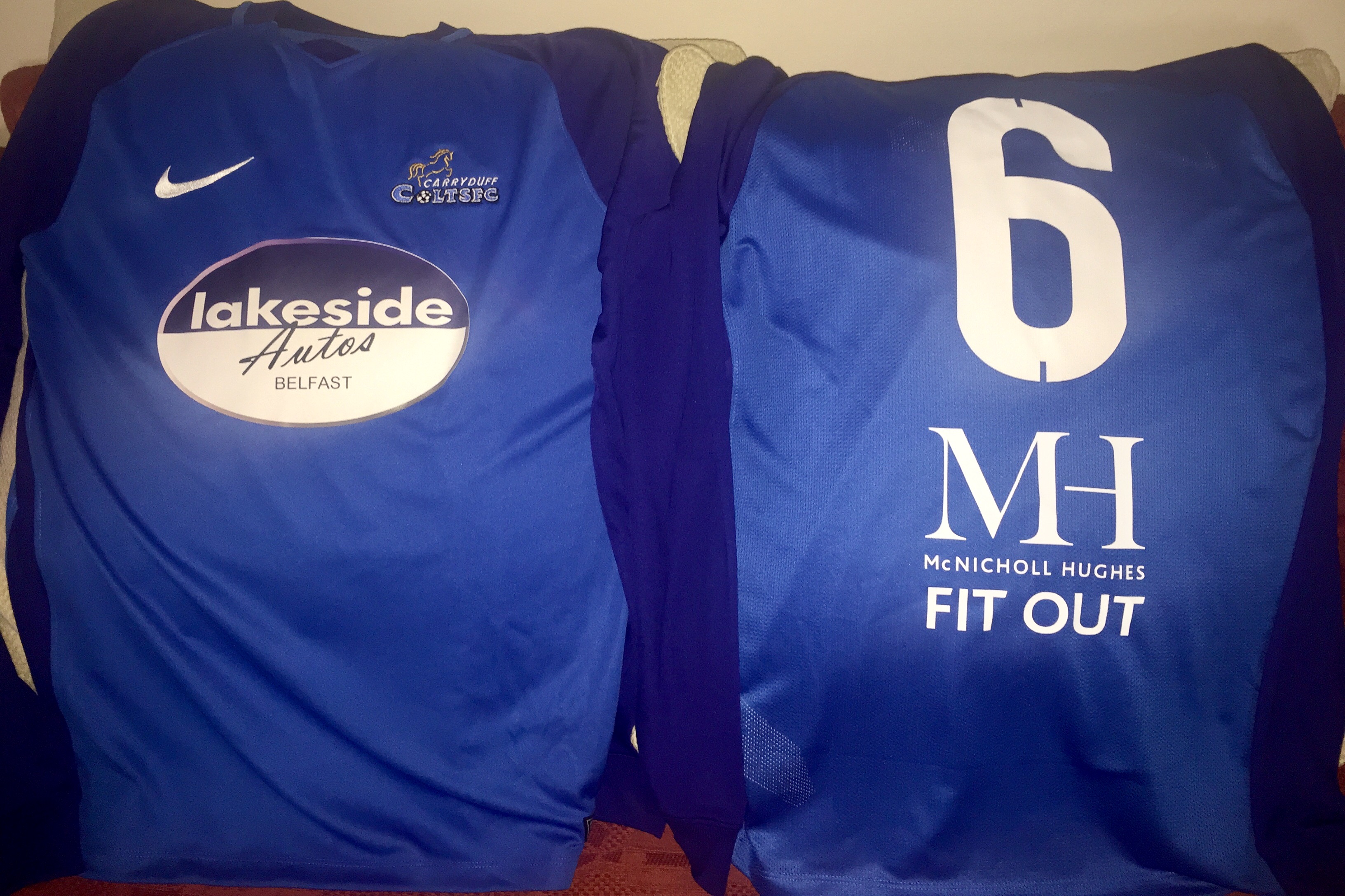 Carryduff Colts Colts U18s have new sponsors. Carryduff Colts