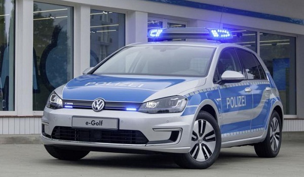 Silence that’s the sound of the police for you in a VW eGolf