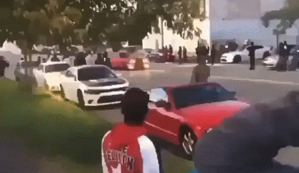 Mustang Minding Its Own Business Gets Slammed By Dodge Challenger