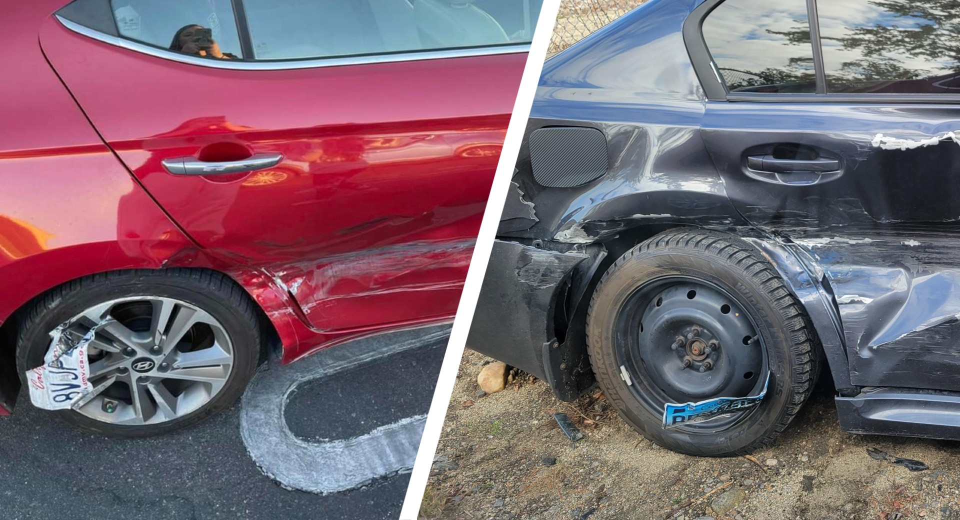 How Nice Of Them Hit And Run Perpetrators Leave Their License Plates