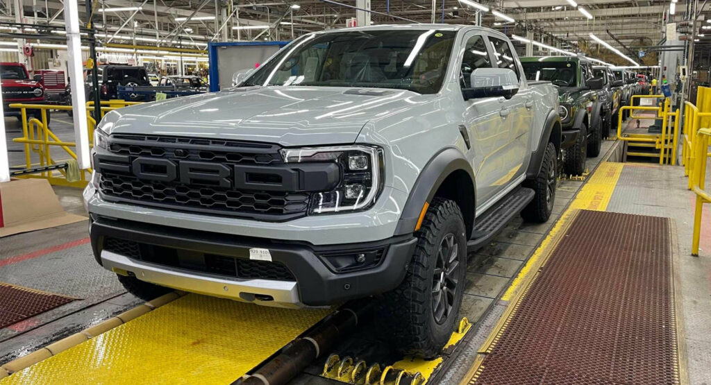Adelanto de la Ford Ranger Raptor 2024 producida en Estados Unidos