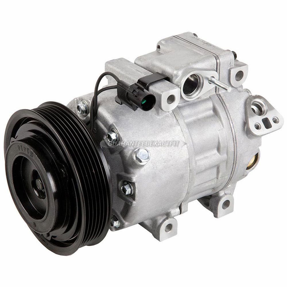 2008 Hyundai Santa Fe A/C Compressor 2.7L Engine 6002296 NA